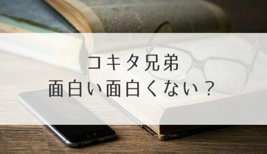 コタキ兄弟面白い面白くない？感想・評判・評価！つまらないなどの声まとめ