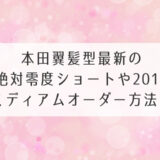 本田翼髪型最新の絶対零度ショートや2019ミディアムオーダー方法！